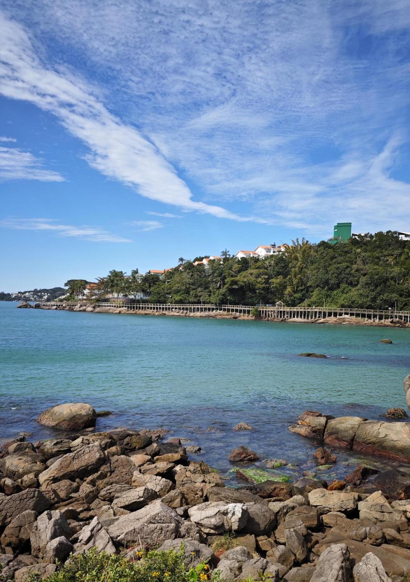 187 Apartamento 50M Da Praia. Bela Vista Ao Mar. Em Avenida Principal De Bombinhas. Buitenkant foto